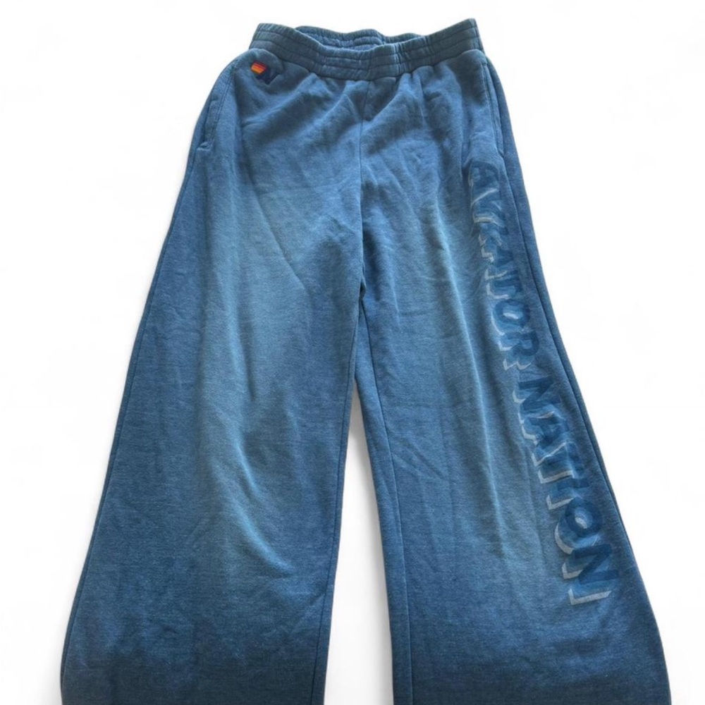 Aviator Nation Blue Track Pants